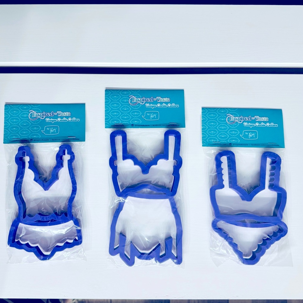 NEW Inspired to Taste by Liz Joy Mix-and-Match 6-Piece Lingerie Cookie Cutters